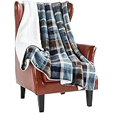 MERRYLIFE Sherpa Throw Blanket Ultra-Plush Comfort | Decorative, Soft, Colorful | Home, Couch, Outdoor, Travel Use (Greenland, 60" 70")