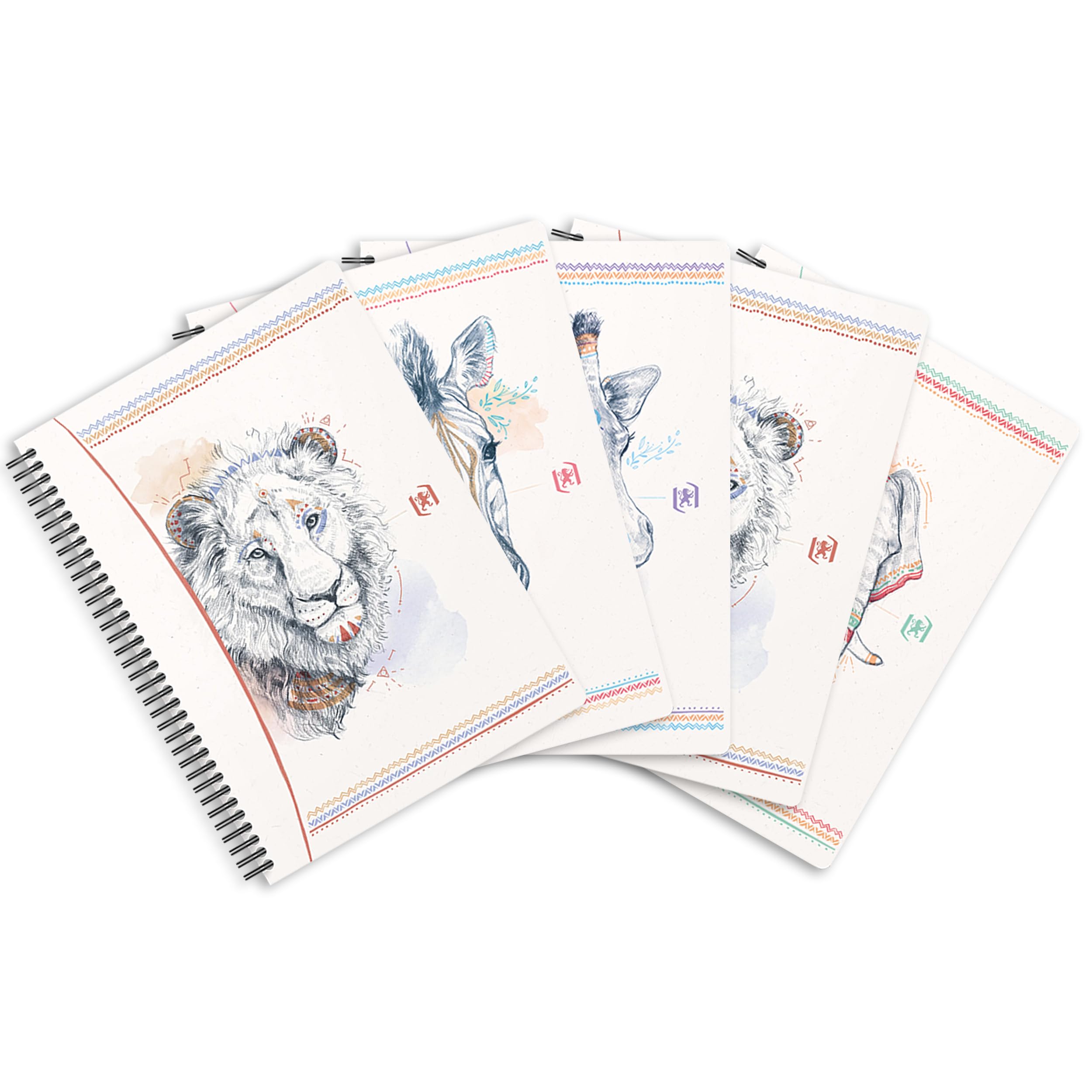 Oxford Boho Chic 400124699 Spiral-Bound Notebook B5 Squared 5 x 5 mm 120 Pages 90 g Paper Hard Cover with Hinged Motif