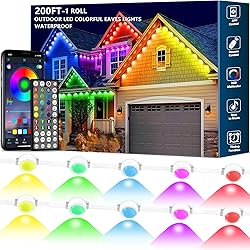 Sxlofty 200FT Permanent Outdoor RGB Lights,IP67