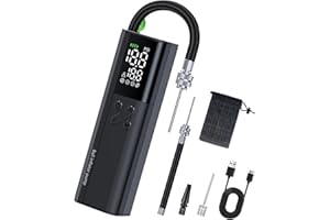 Electric Ball Pump, Basketball Pump with Pressure Gauge and Digital LCD Display, 4X Faster, Portable Air Pump for Basketball,