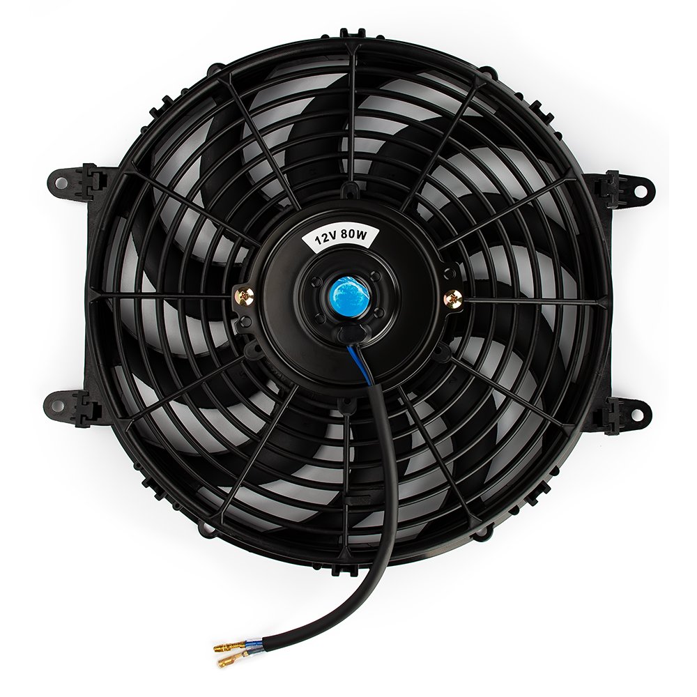 Buy Jtron 16"inch Universal Electric Radiator Cooling Fan Slim Fan Push