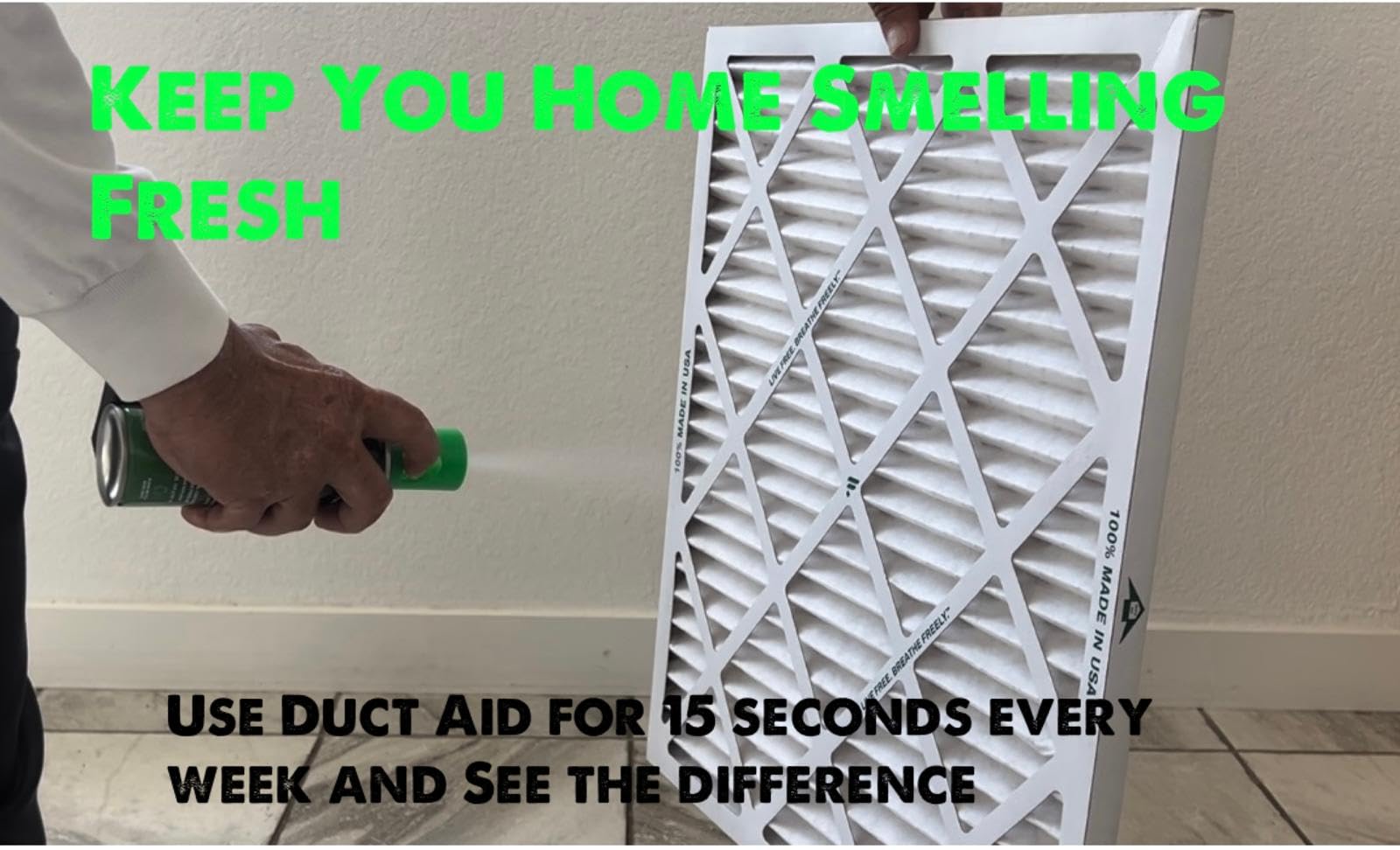 Air Freshener for HVAC System, Commercial, Residential & Cars| Made with Thyme extract, natural Plant based product Now available in a Concentrated Formula for maximum effectiveness (PACK 1)