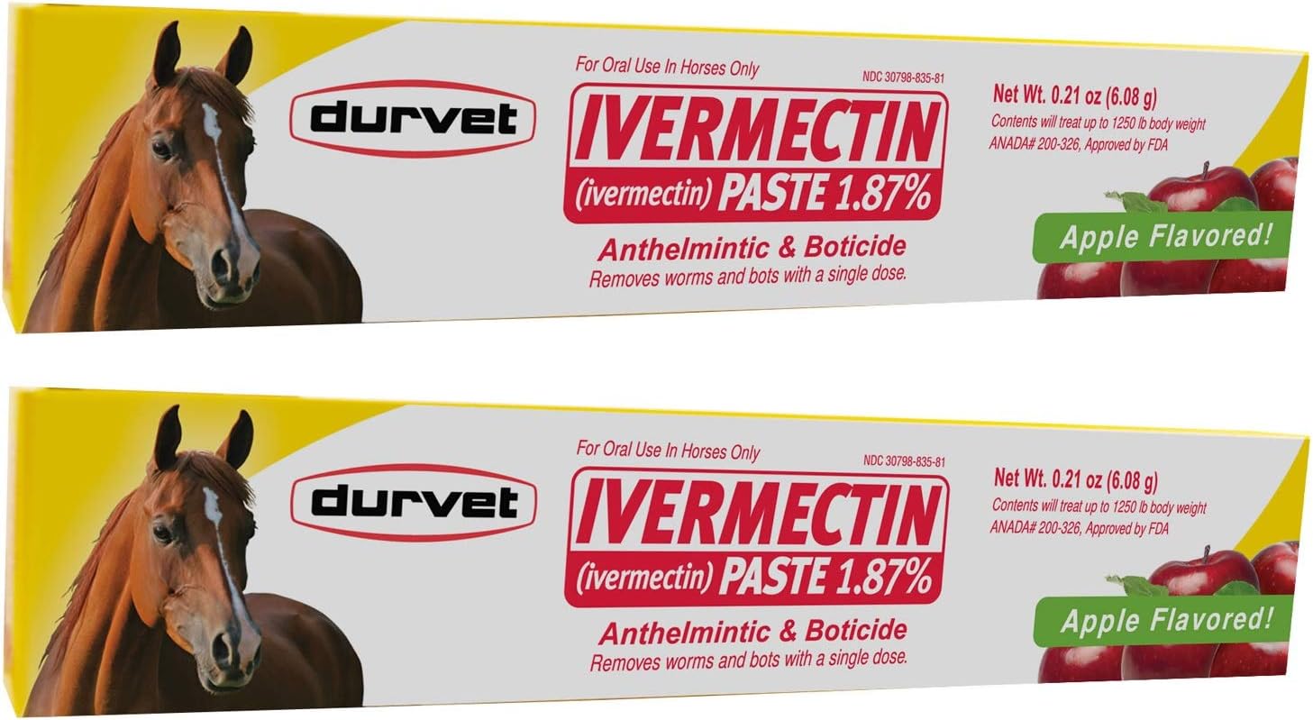 Amazon Com Duramectin Ivermectin Paste 1 87 For Horses 0 21 Oz Two Pack Sports Outdoors