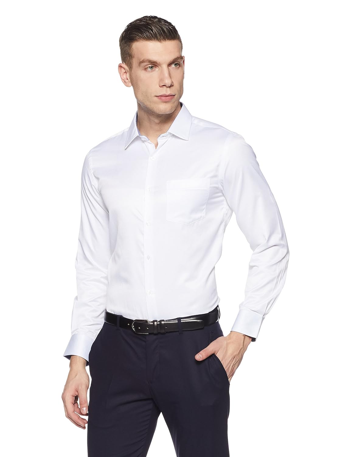 diverse men's printed slim fit formal shirt