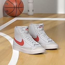Nike Men's Basketball Shoe, White Mantra Orange