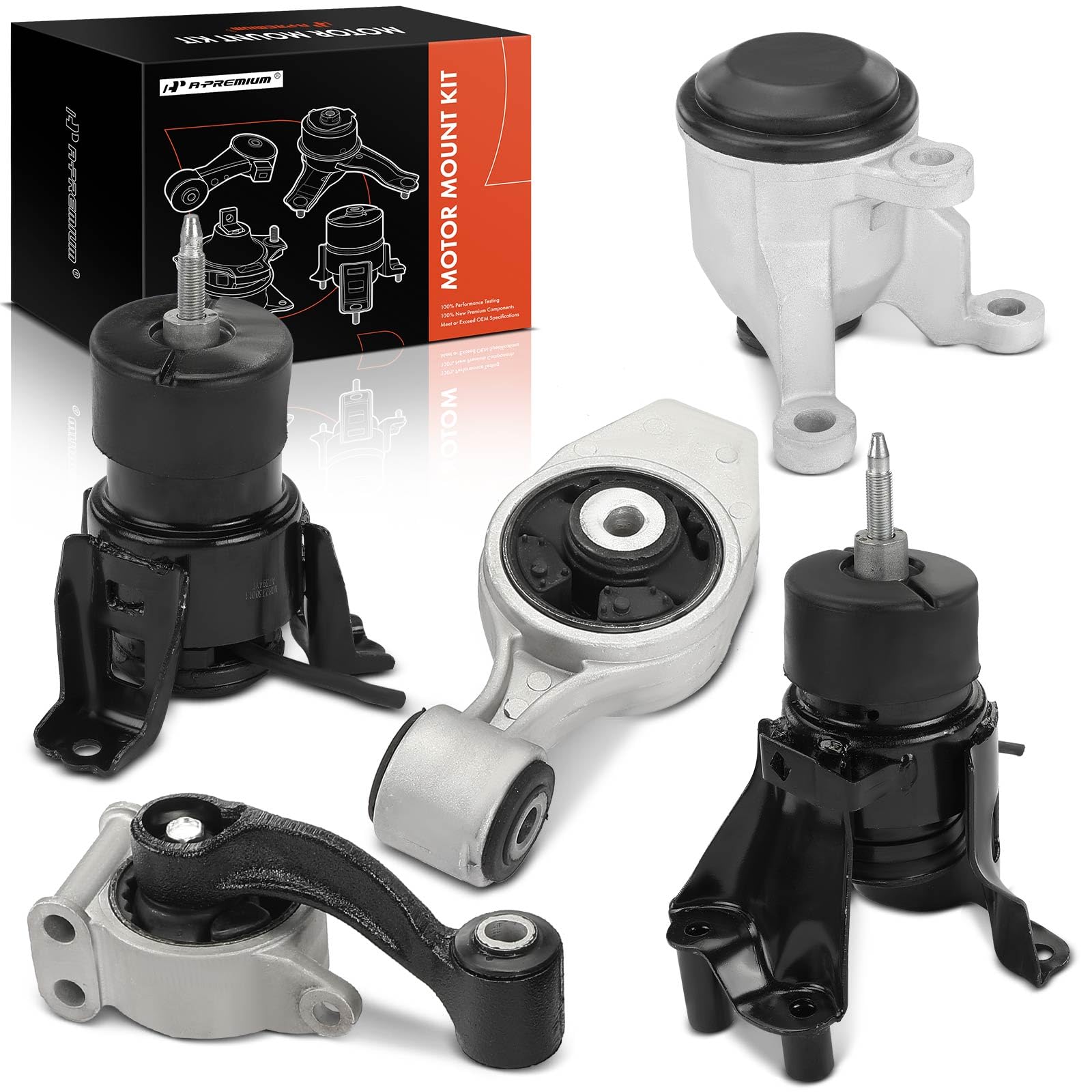 Photo 1 of A-Premium 5PCS Engine Motor Mount and Torque Strut Mount Kit Compatible with Nissan Murano 2015-2022, Pathfinder 2013-2017 & Infiniti QX60 2014-2019, JX35 2013, 3.5L, Replace# 112703JA0B, 113603KA0A