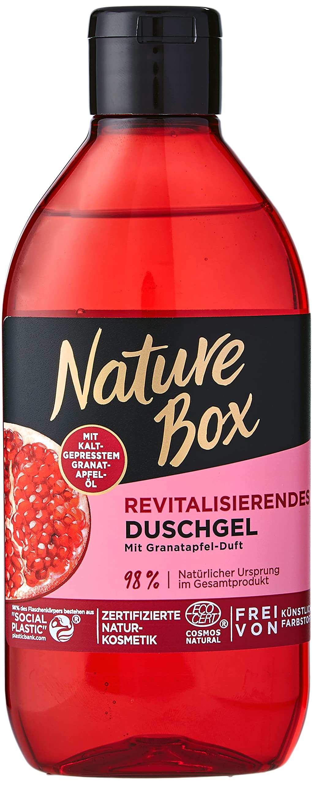 Nature Box Pomegranate Revitalising Shower Gel 250ml