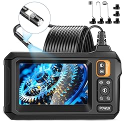 GOLDEGGS Dual Lens Borescope,4.3”Industrial