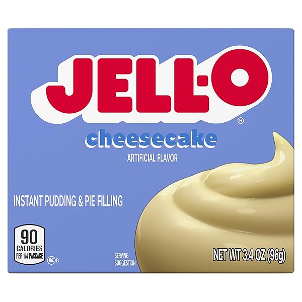 JELL-O CHEESECAKE INSTANT PUDDING & PIE FILLING MIX, 3.4 OZ BOX