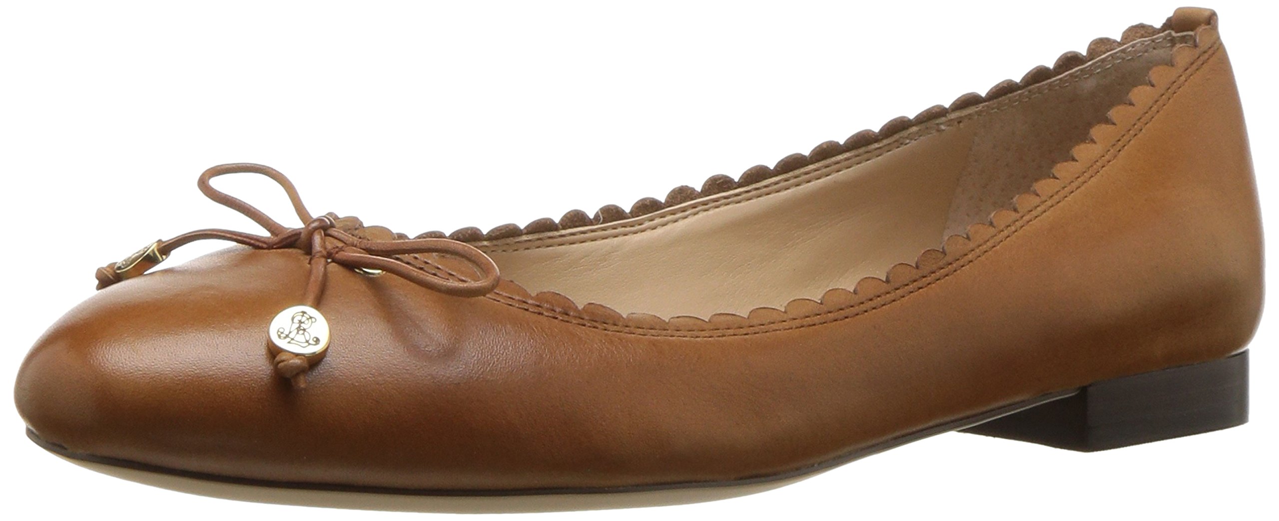 LAUREN BY RALPH LAUREN Women’s Glennie Leather Flats Buysbuddy