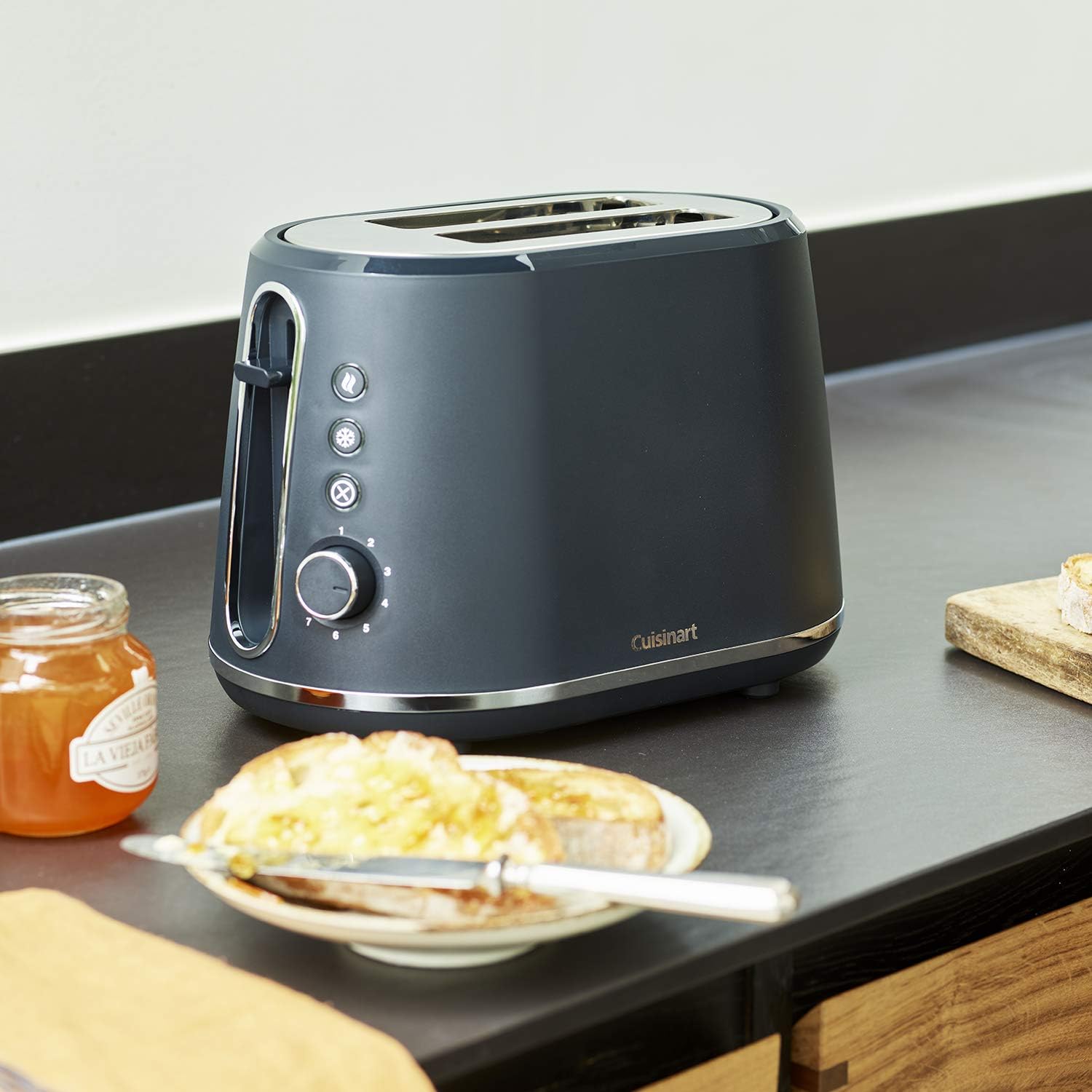 Cuisinart 2 slice toaster, Slate Grey - Image 4