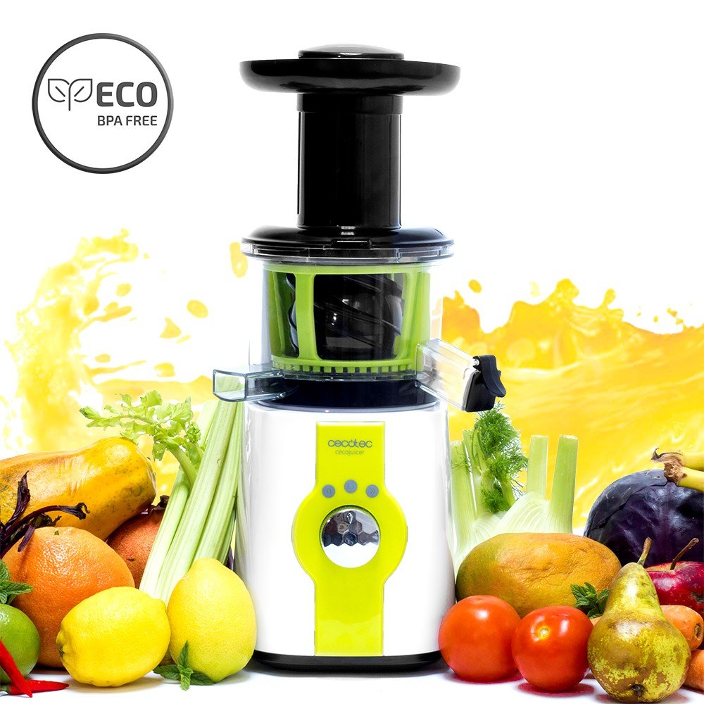 Slow Juicer for Fruit and Vegetables, Cold Press Juice Extractor Cecotec Cecojuicer. Amazon.co