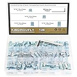 Kindroufly 106 Pieces 5/16"-18 x