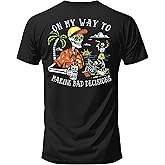 Salty Bones On My Way to Making Bad Decisions T-Shirt, 100% Ringspun Cotton, Classic Fit,Printed in USA