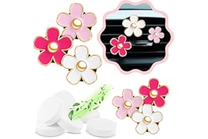 ZADIN Girl Car Accessories, Air Freshener Car, Pink Decor for Teens, Women, Cute Vent Clips Stuff, Decorations Interior Aesthetic