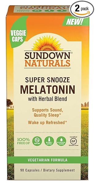 Amazon.com: Sundown Naturals Super Snooze Melatonina, 90 ...