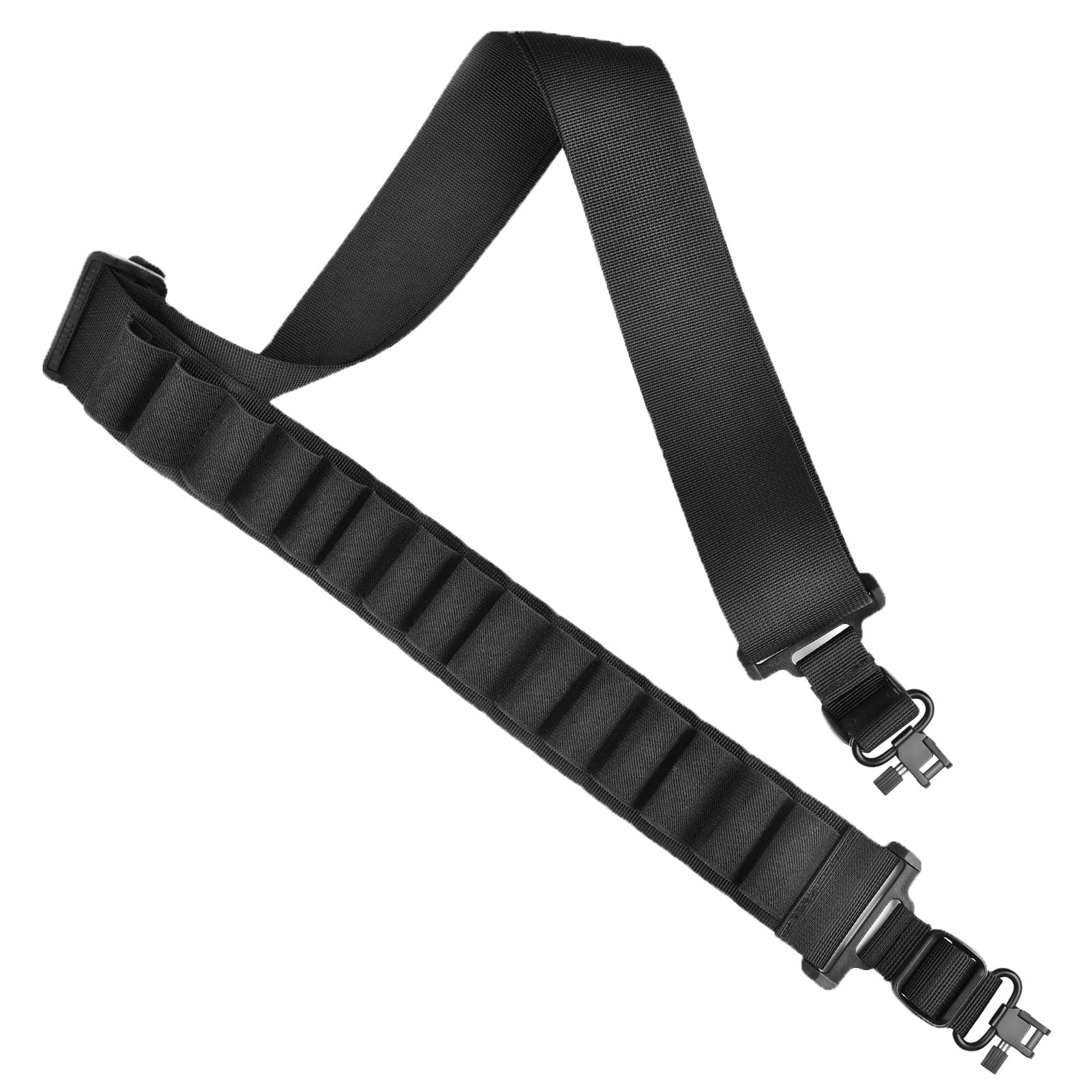 Photo 1 of Cvlife  Sling with Shell Holder, Holds 15 Shells for 12 Gauge, Adjustable Two Point Sling with Swivels for Outdoors