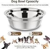 Aystkniet Raised Dog Bowls with Stand 5 Heights 8-35cm, 2 Stainless Bowls view 7