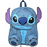 Disney Stitch Front Body 16" Backpack with 3 Zipper Pockets