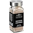 The Spice Lab Kala Namak Black Salt - Indian Himalayan Black Salt - French Jar - Vegan Kala Namak Salt Pure and Natural India
