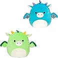Squishmallows Official Kellytoy Plush 12" Dragon- ONE of Two Pictured Styles May Vary - Dexter or Tatiana