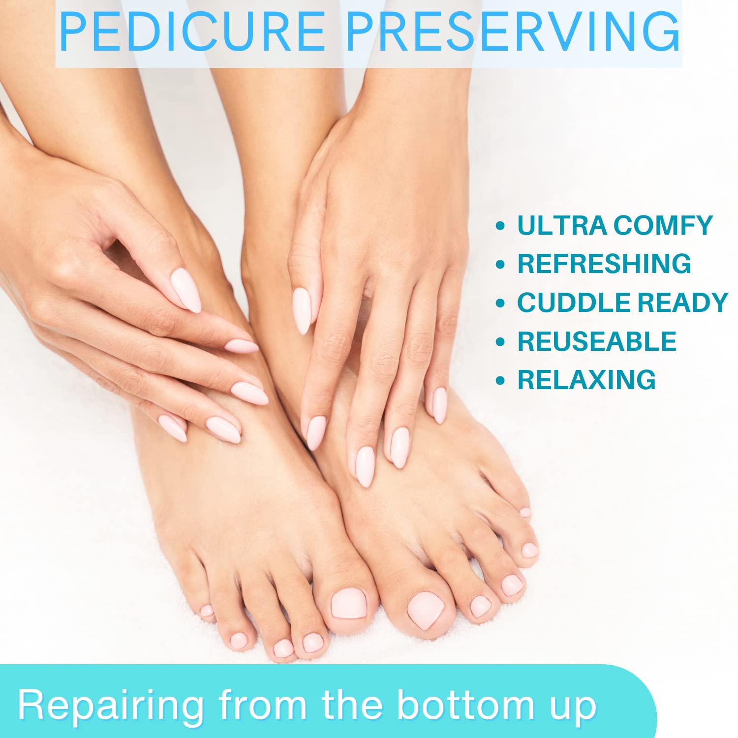 Onyx Professional Cracked Heel Repair Balm Stick, Dry Cracked Feet Treatment, Moisturizing Heel Balm Rolls On & Gel Moisturizing Socks, One Size Dry Feet Treatment for Women or Men