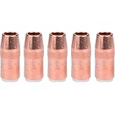 5-PK NS-5818C Nozzle Centerfire Slim 5/8" 1/8" Recess For Bernard Mig Gun