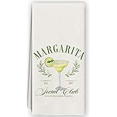 Bnzolyoia Margarita Tequila Dish Towels - Margarita & Tequila Gifts, Cocktail Bar Towels, Kitchen Decor, 16x24