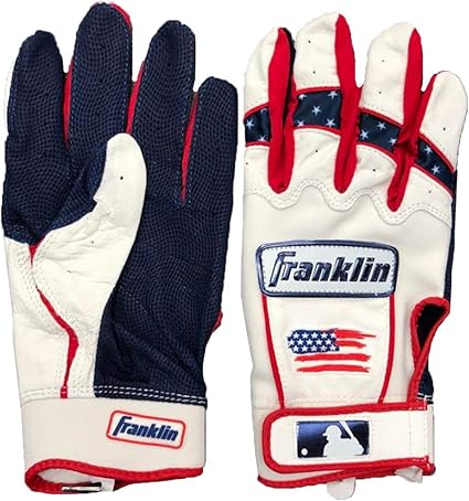 franklin 4th of july batting gloves