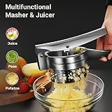 AEX Potato Ricer Heavy Duty Stainless Steel Masher Lemon Juicer Kitchen Tool view 4