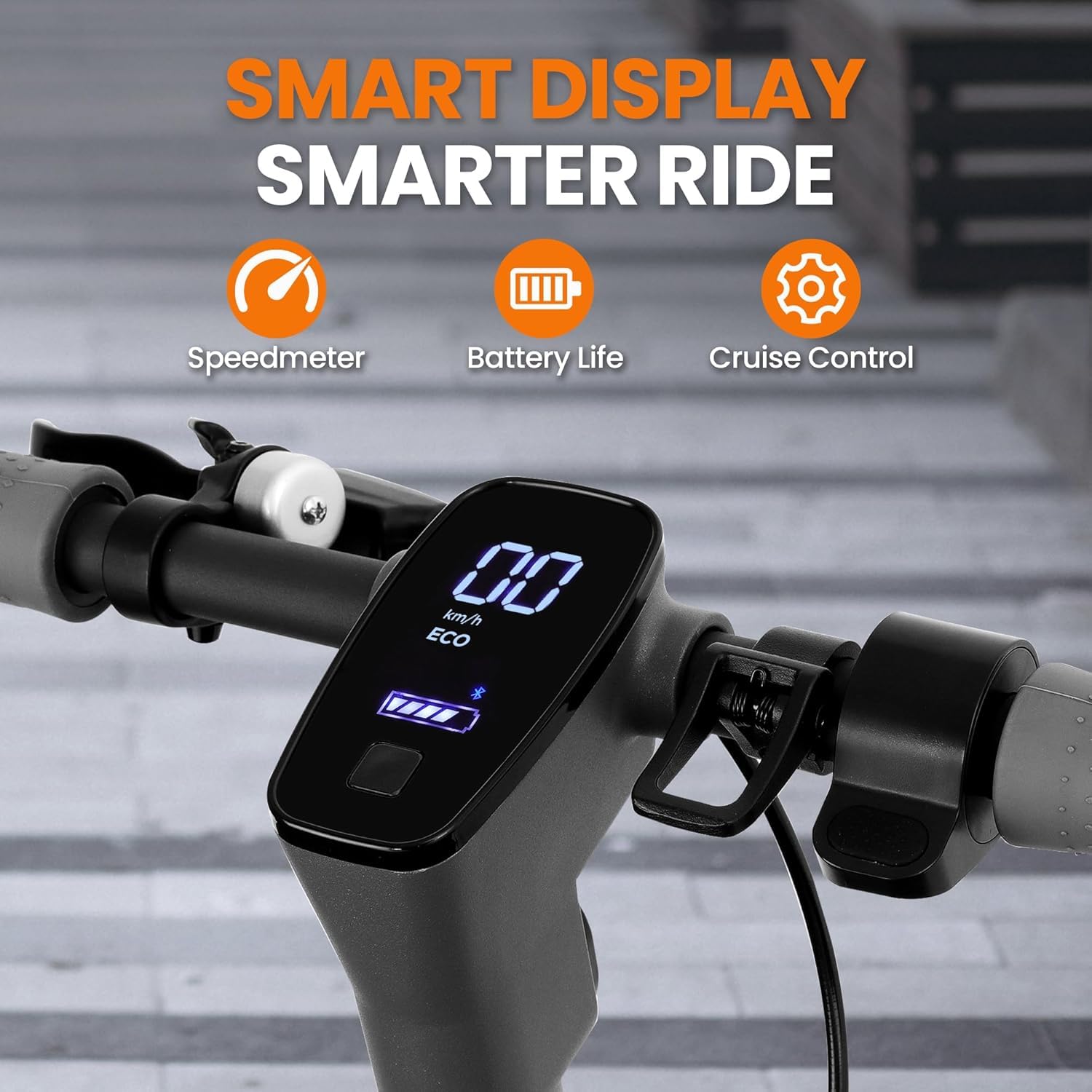 Hurtle Electric Scooter, 350W/500W Motor, Max 30 Miles Range, 16/18 Mph Top Speed, 8.5''/10'' Tires, Dual Braking, Kick Scooter, 2 Wheels and Height Handlebars