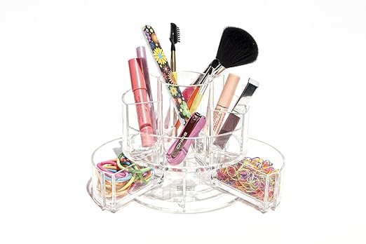 Amazon Com Soho Expandable Cylinder Vanity Acrylic Organizer Expandable Vanity Beauty