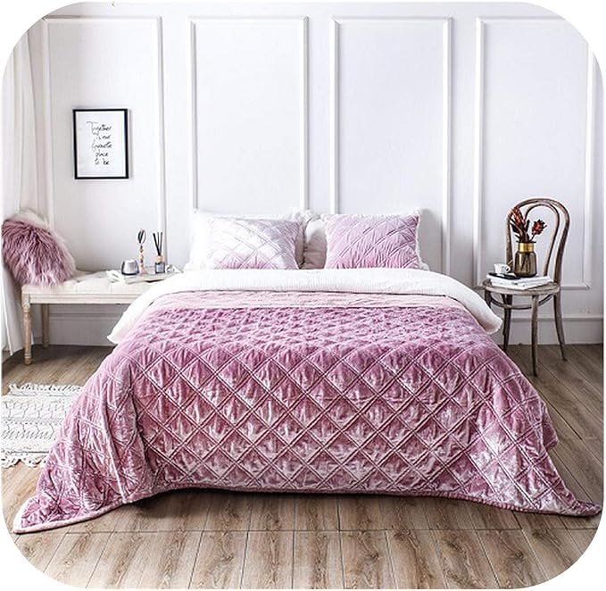 N/A estilo europeo de tela de forro polar, fundas de almohada, sábana