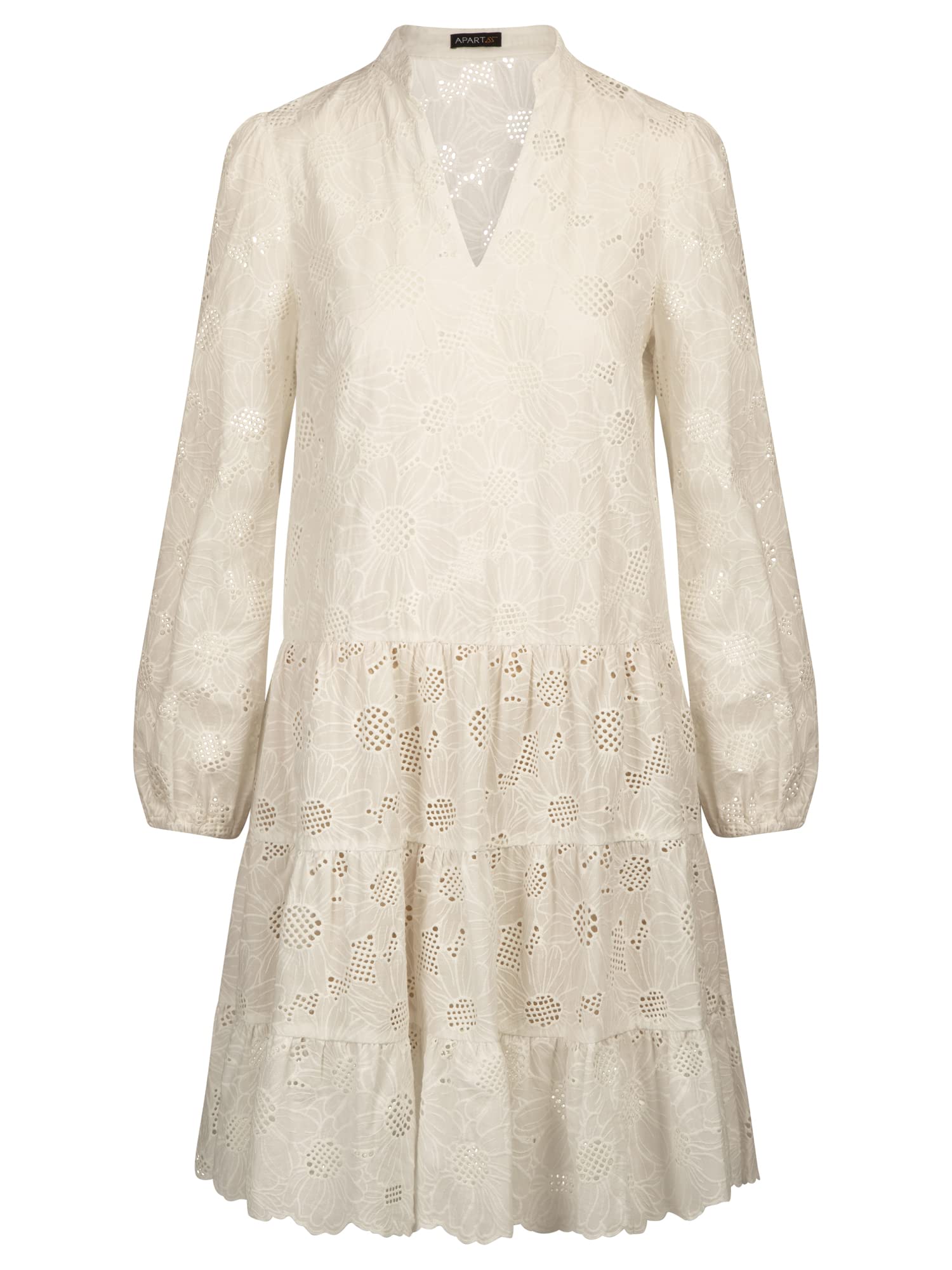 ApartFashion Women's Summer Dress, Cream, 10