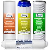 iSpring 4-PK RO Filter Replacement Kit for 5-Stage Reverse Osmosis