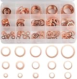 Xiaomoyu Copper Washers Assorted Kit 150 Pcs M5-M22 with Storage Box view 4