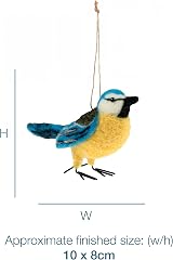 Trimits Needle Felting Craft Kit Blue Tit 10 x 8 cm Beginner view 3