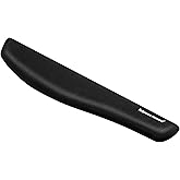 Fellowes PlushTouch Wrist Rest with FoamFusion Technology, Black, 9252102