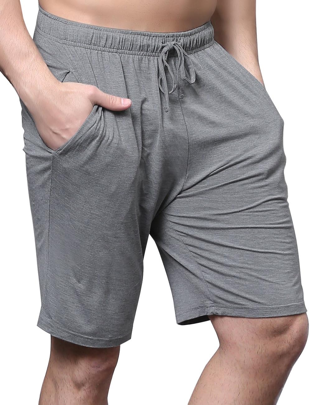 GYS Men's Bamboo Pajama Bottom Lounge Shorts at  Men’s Clothing store