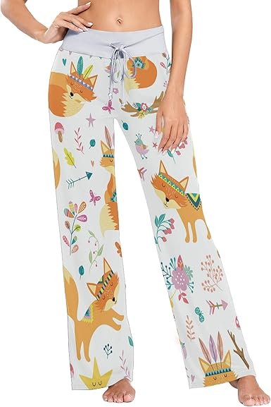 Fox print pajamas Clearance