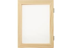 MAGICLULU Paper Making Screen Paper Frame A Frame Playset Wood Diy Paper Craft Pulp Painting Toolkit for Adults