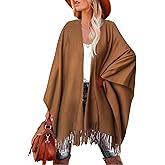 Breezy Lane Women's Shawl Wraps Warm Poncho Ruana Wrap Cardigan