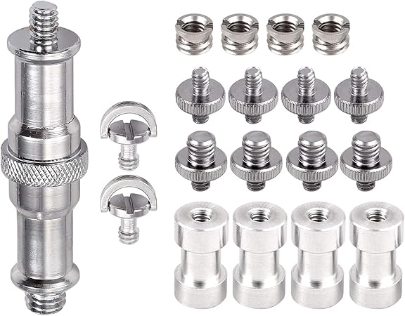 Amazon Camway カメラネジ 三脚ネジ 19個 1 4 3 8インチ カメラネジ変換アダプター オス めねじペア ボアアダプター Dslr カメラ 三脚 一脚などに適用 三脚 一脚用ネジアダプター 通販