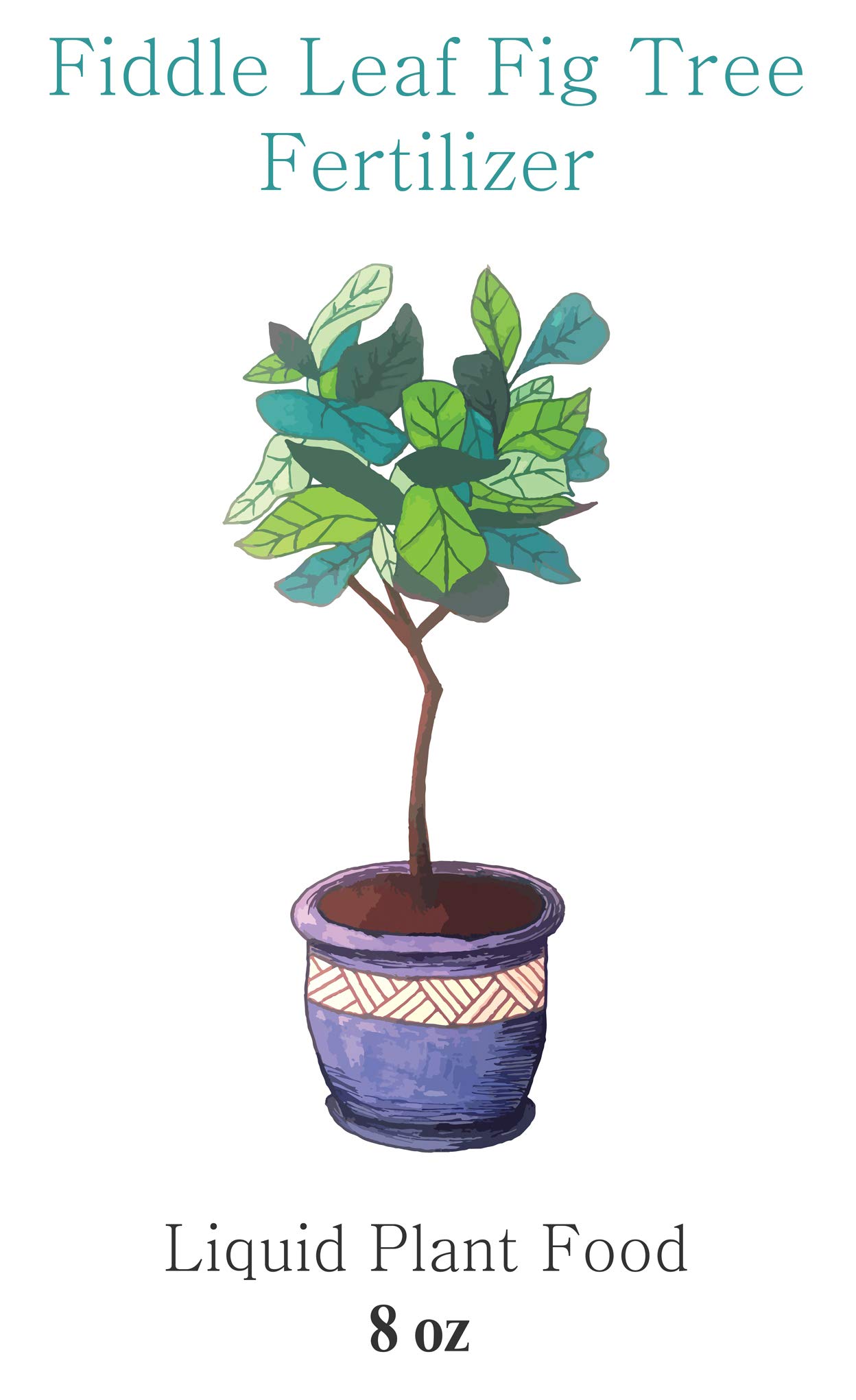 Fiddle Leaf Fig Tree Fertilizer Ficus Plant Food Improves Leaves