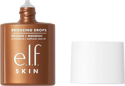 e.l.f. SKIN Bronzing Drops Liquid Bronzer Vitamin E Vegan Cruelty-Free Pure Gold