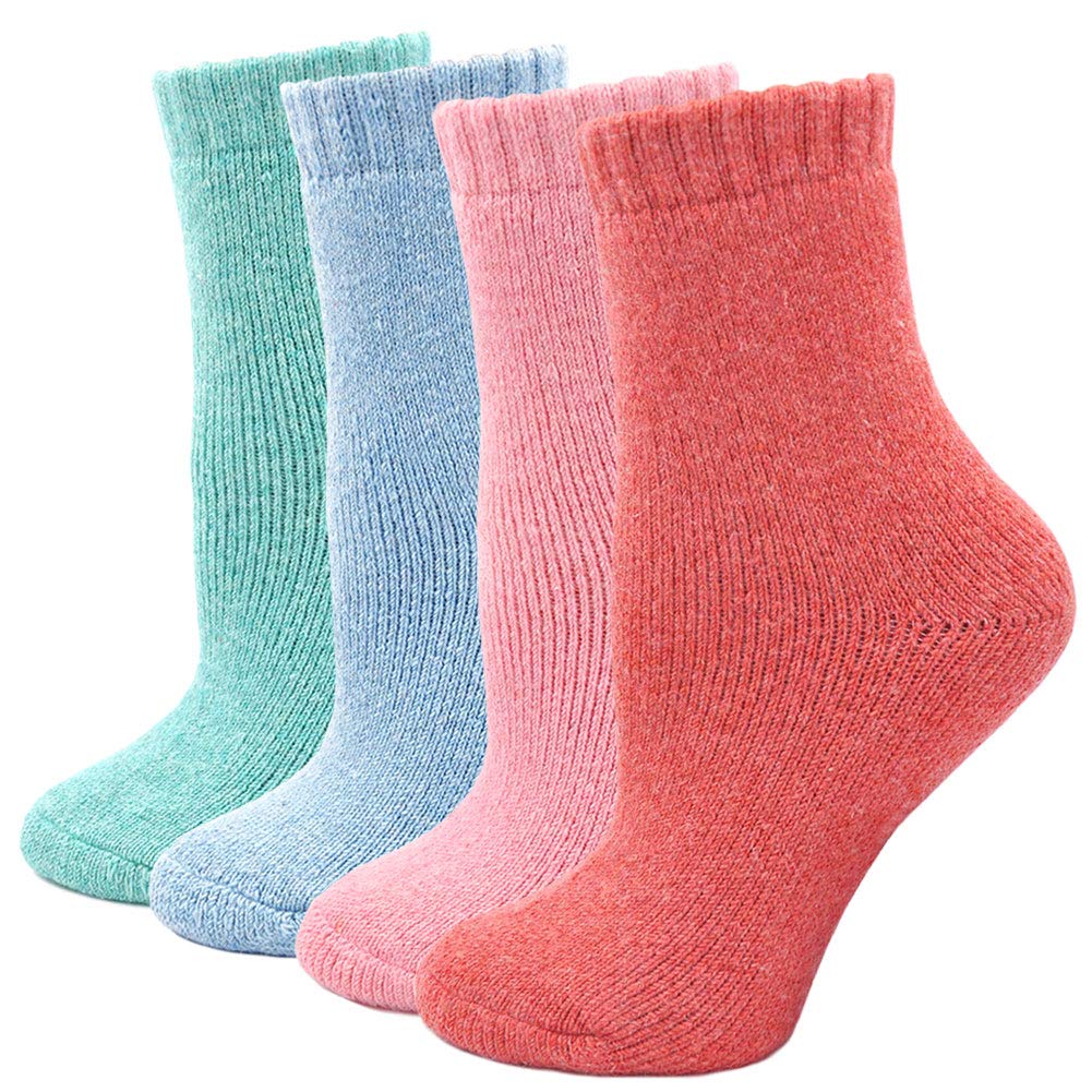 Women Thicken Winter Socks Warm Cotton Crew Socks Thermal Socks,Comfortable Breathable 20% Wool socks