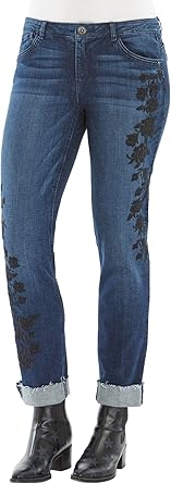 democracy embroidered jeans