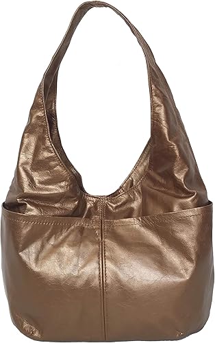 Bronze leather bag Clearance