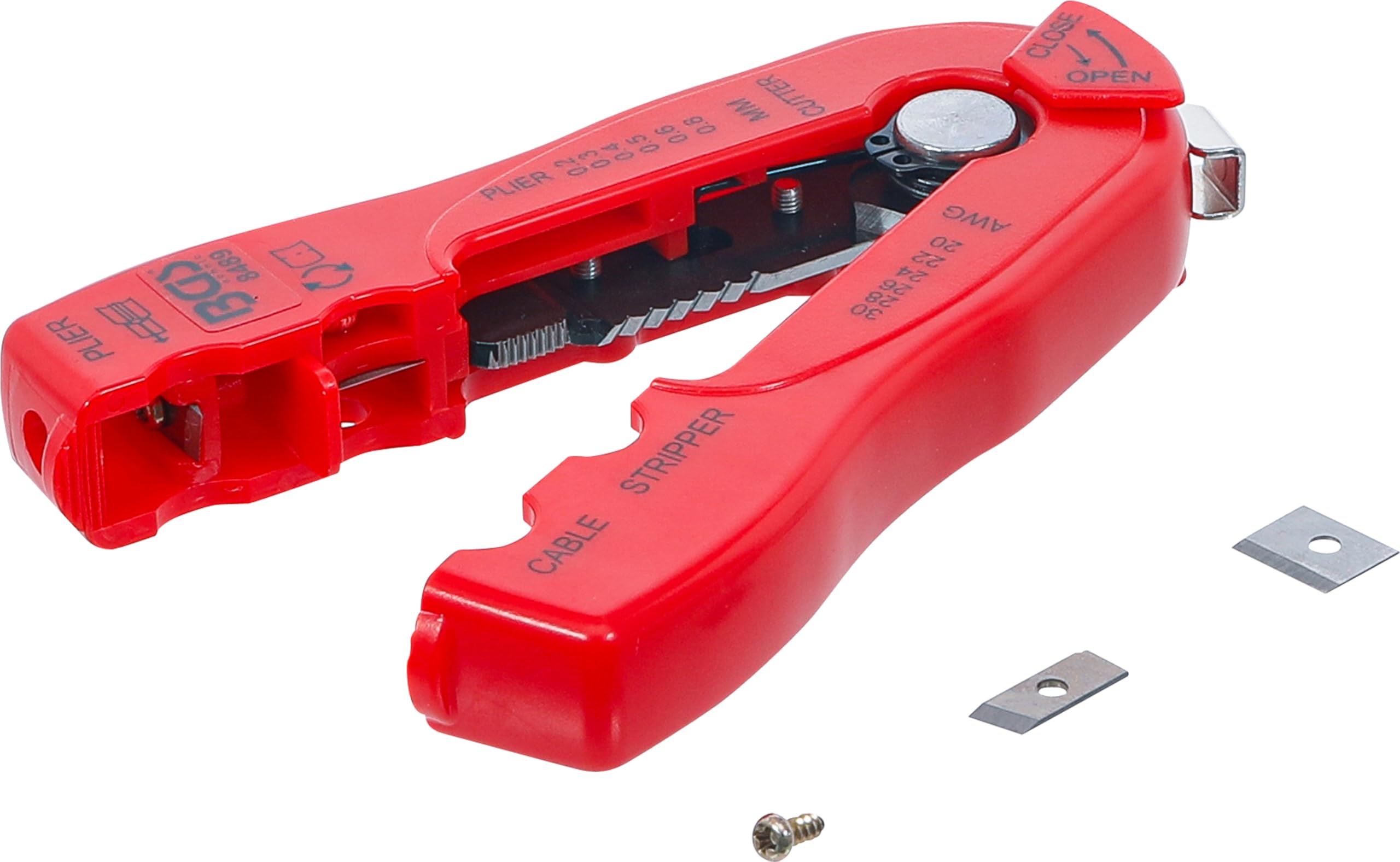 BGS 8489 | Wire and Cable Stripper "2-IN-1" | 0.2 - 0.8 mm