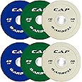 CAP Barbell 2-Inch Olympic Bumper Plate Weight Set | 100-370 lbs | Multiple Options